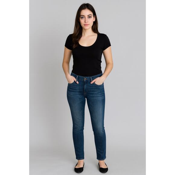 Goldsign High-Rise Straight Leg Jeans – 28” Waist, 25” Inseam - Picture 3 of 8
